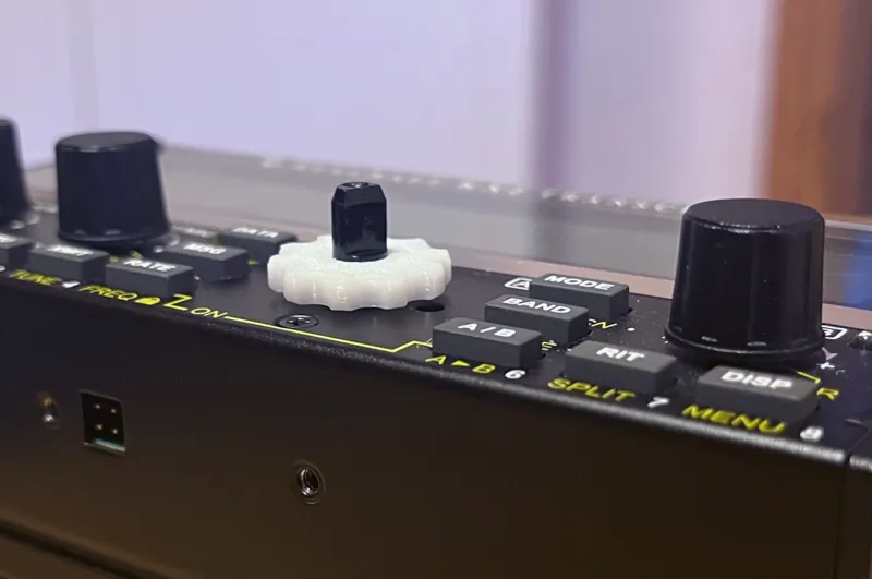 Elecraft KX2 VFO knob wobble stopper