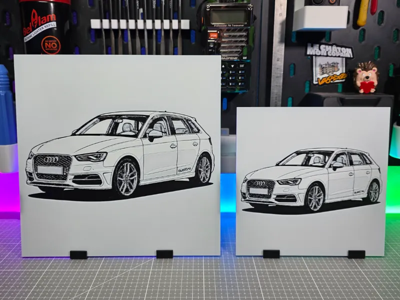 Audi S3 Sportback - Hueforge - 3 Colors