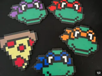 TMNT Pixel Magnet Remix (Scaled & Reinforced) 