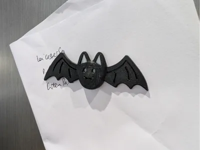 Bat Fridge Magnet