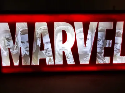 Marvel Display Box - Litho changeable