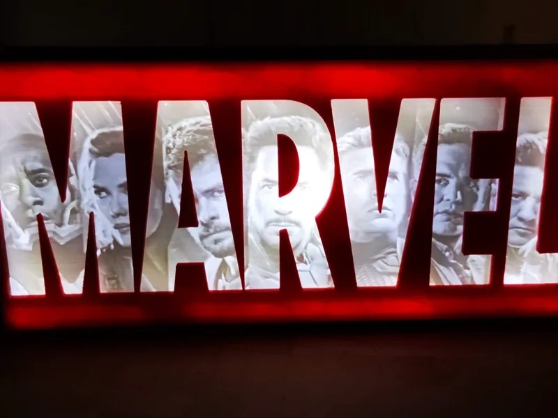 Marvel Display Box - Litho changeable