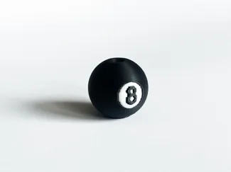 Multicolor 8 Ball Bead
