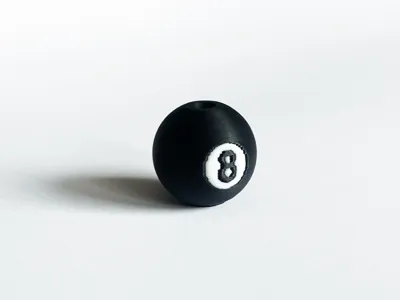 Multicolor 8 Ball Bead