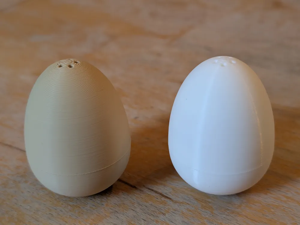 Wobble Eggs – Self-Righting Salt & Pepper Shakers - Free 3D Print Model ...
