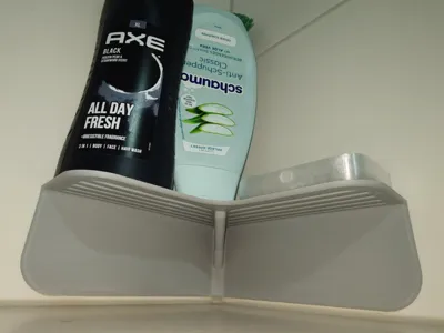 Shampoo Holder / Storage Shelf in the Shower Corner