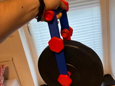 Handle Holder for Weight Plates & Extension