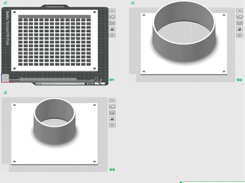 filter box pass through 6in and 4in