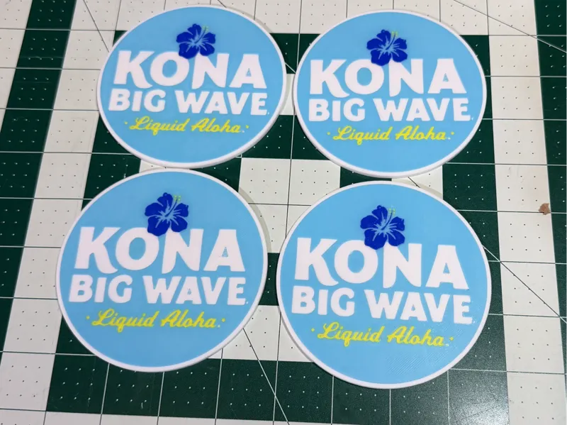 Kona Brewing Big Wave Coasters