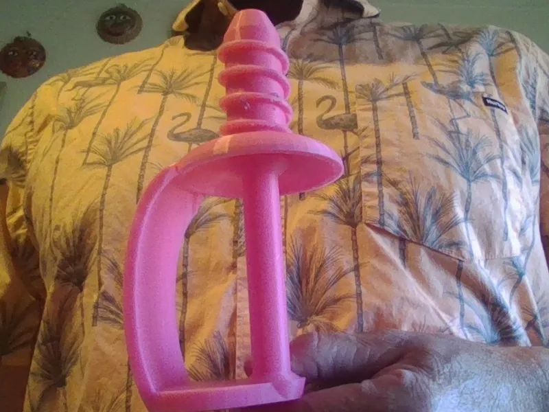 pool noodle sword handle