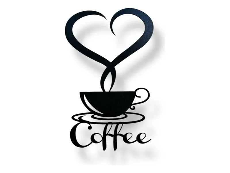 Placa Decorativa - Coffee - v1