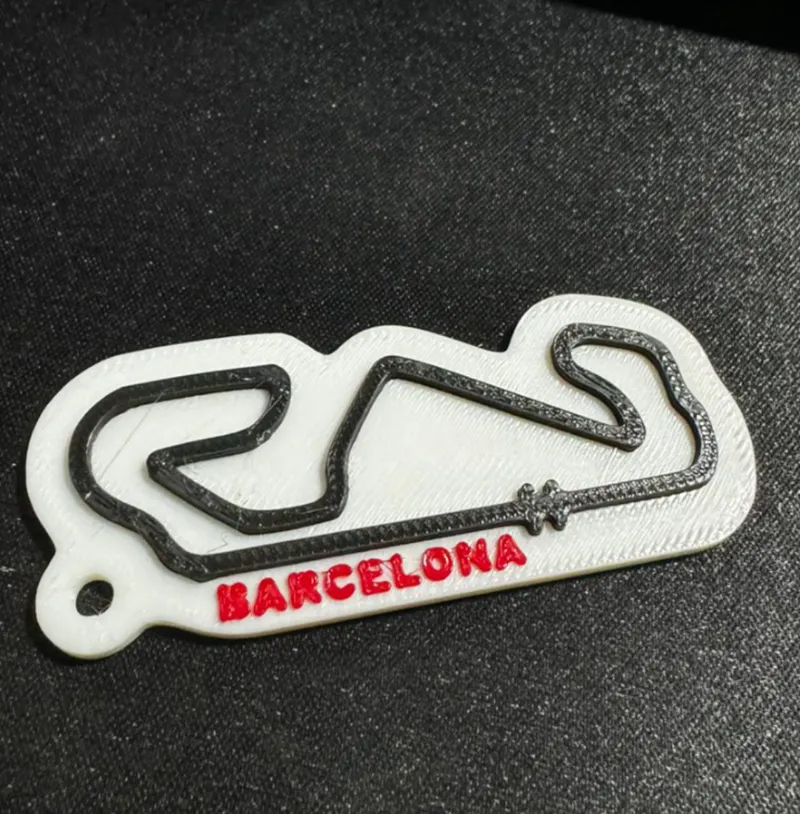 KEYCHAIN BARCELONA CIRCUIT F1 MOTOGP LLAVERO