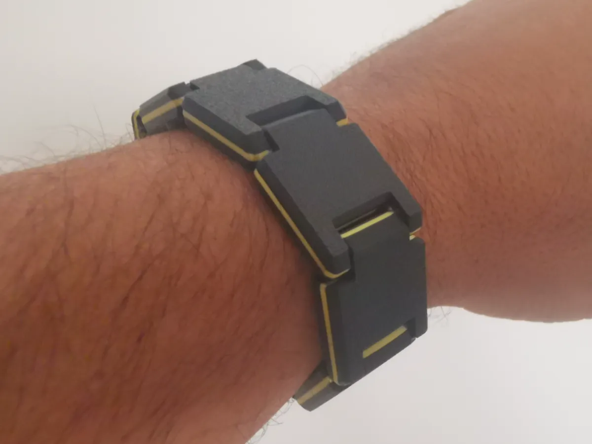 Bracelet flexi moderne en une pièce