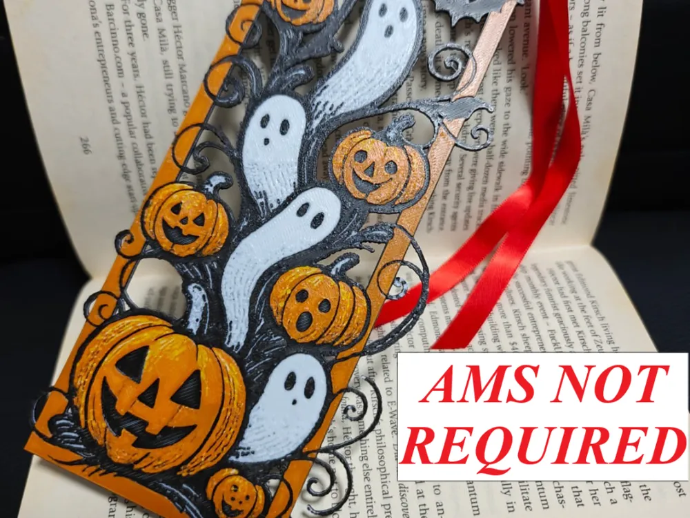 Halloween Bookmark Wall Decor NO AMS NEEDED