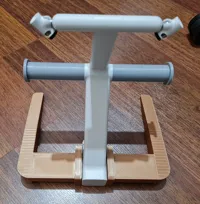Spool Holder Desk Stand for Double Spool _ No Need Feets