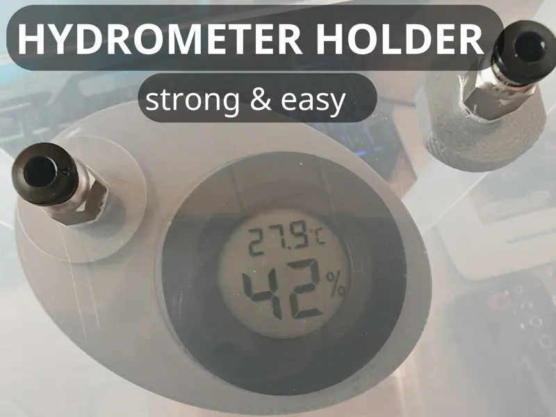 Hygrometer-Halterung PC4-M10 Filamentdurchführung