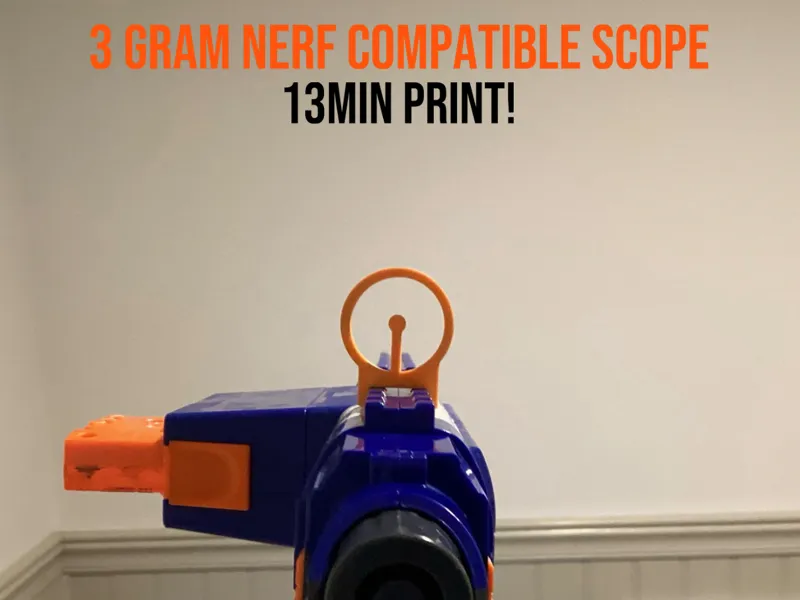 Low Filament Nerf Compatible Scope