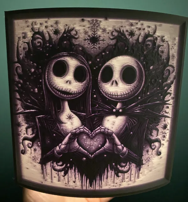 Lithophane veilleuse L'Étrange Noël de Monsieur Jack