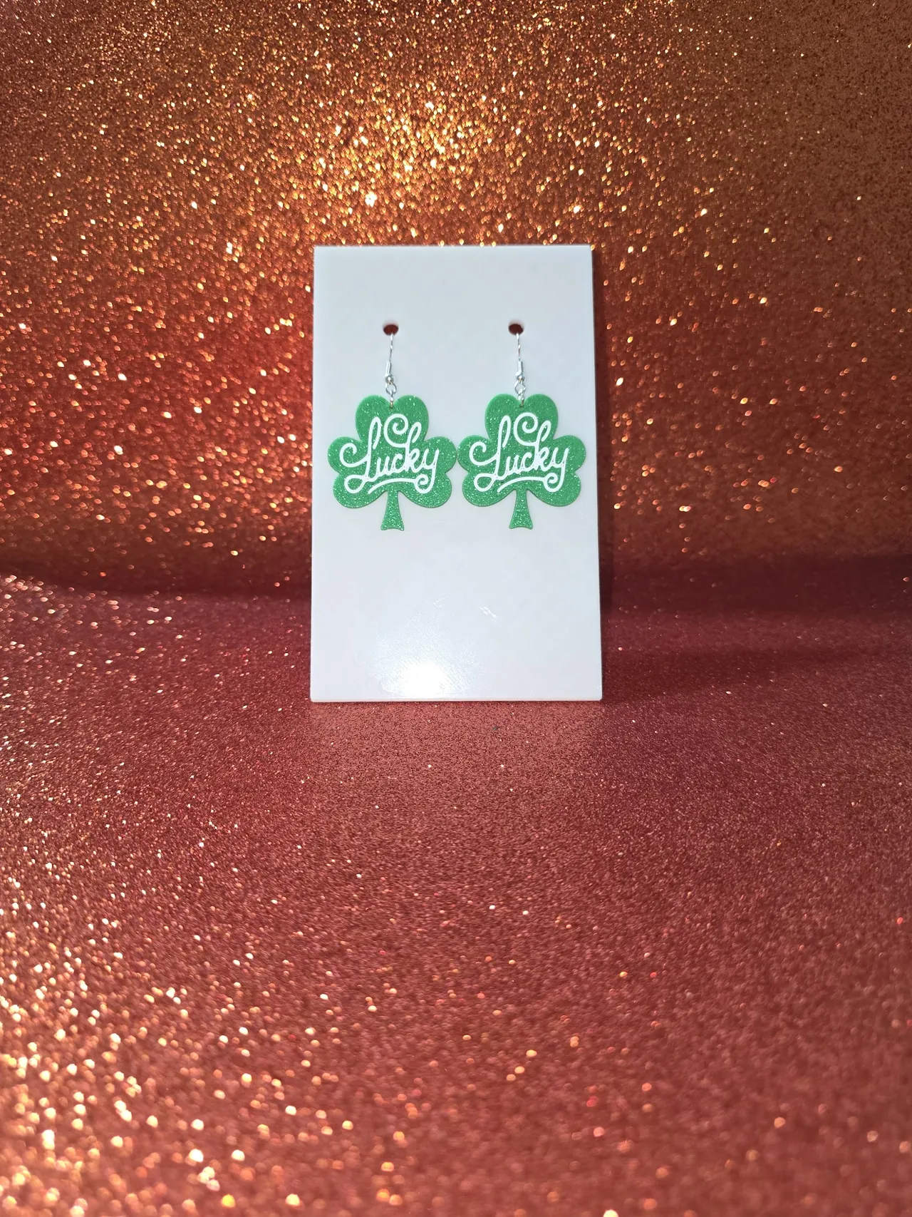 Lucky earrings view 2