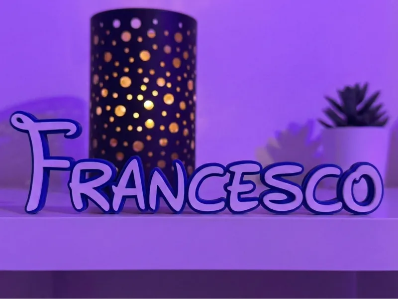 Francesco - Stile Disney per Camerette Decorazioni