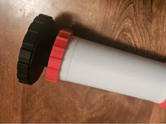Spring loaded cutter nozzle for my churro maker