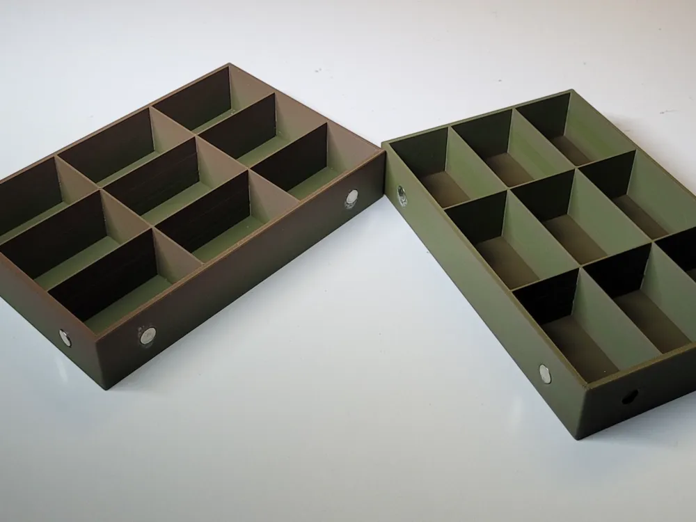 Magnetic Box with Compartments - Free 3D Print Model - MakerWorld