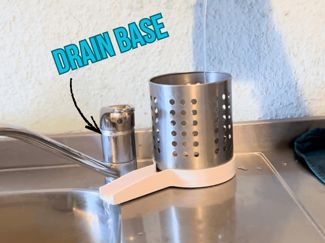 Drain Base for IKEA ORDNING Cutlery Drainer