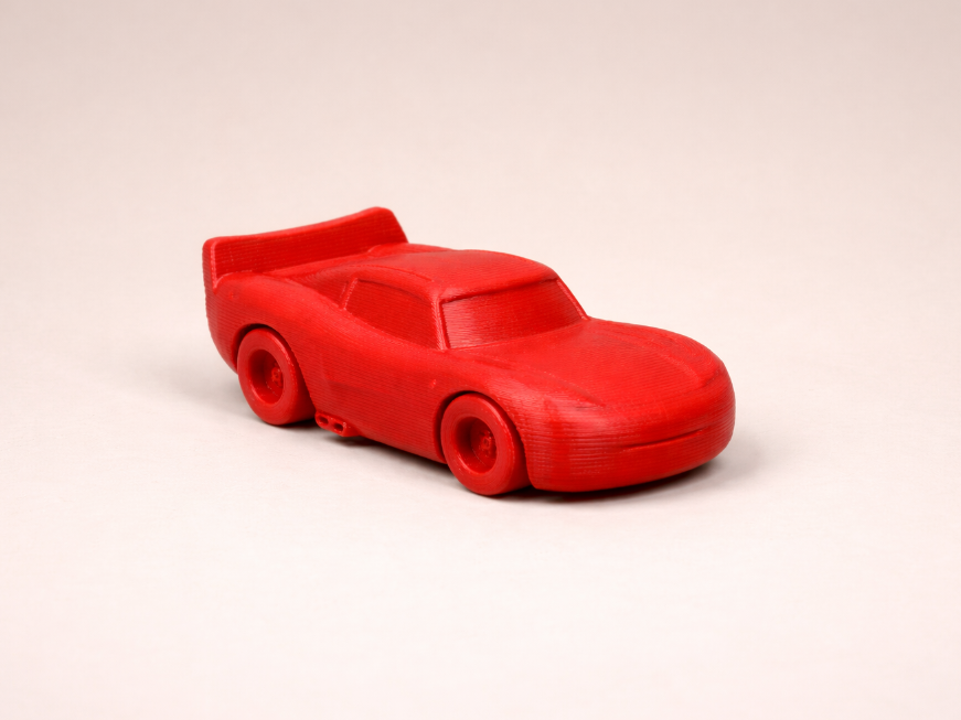Lightning McQueen- style car