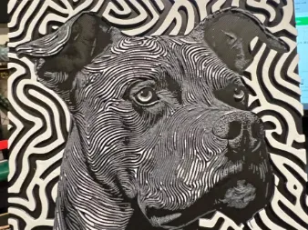Abstract Pitbull #3