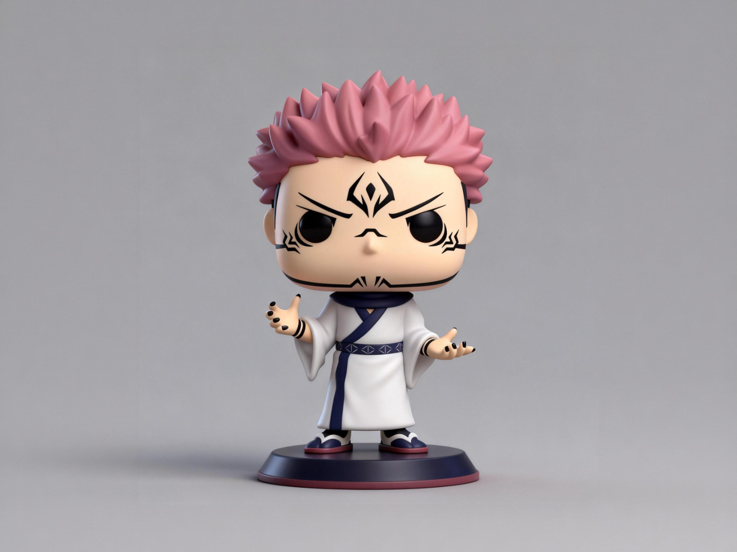 宿傩-咒术回战动漫周边手办-Funko丰高POP涂色玩具
