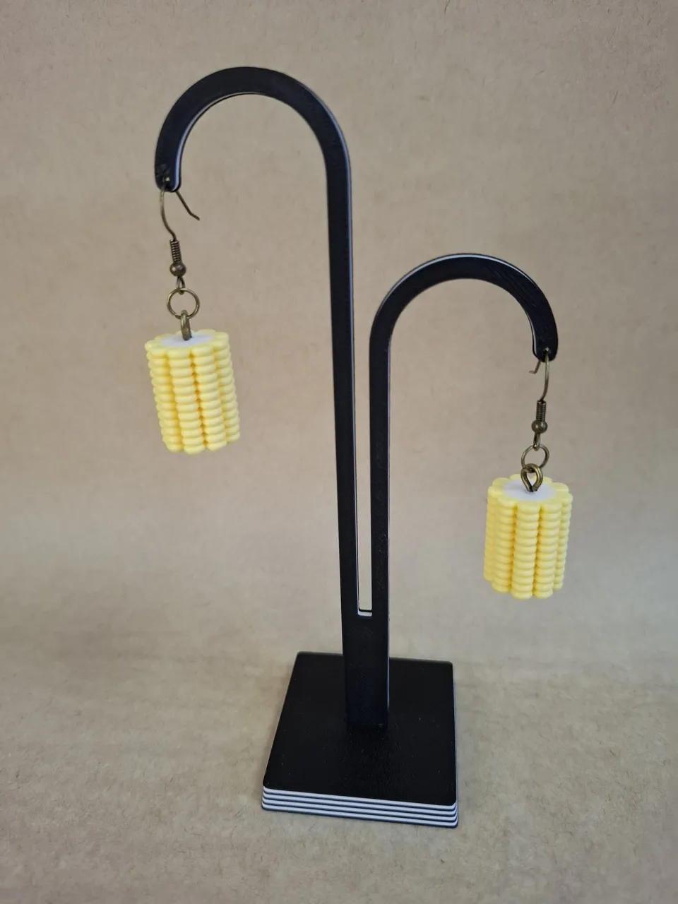 Corn on the Cob Earrings – Fun 3D Printed Jewelry view 2