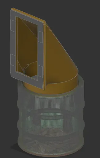 Drippy Drum XC1 Waste Chute