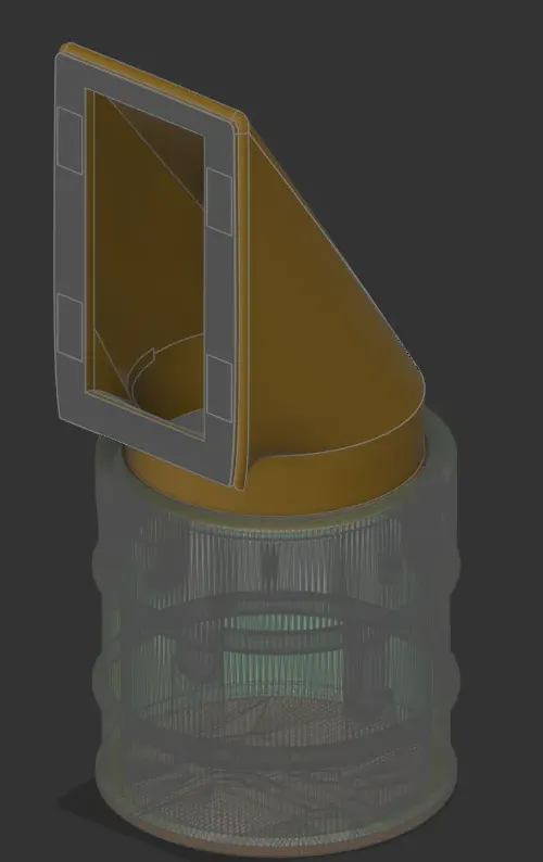 Drippy Drum XC1 Waste Chute