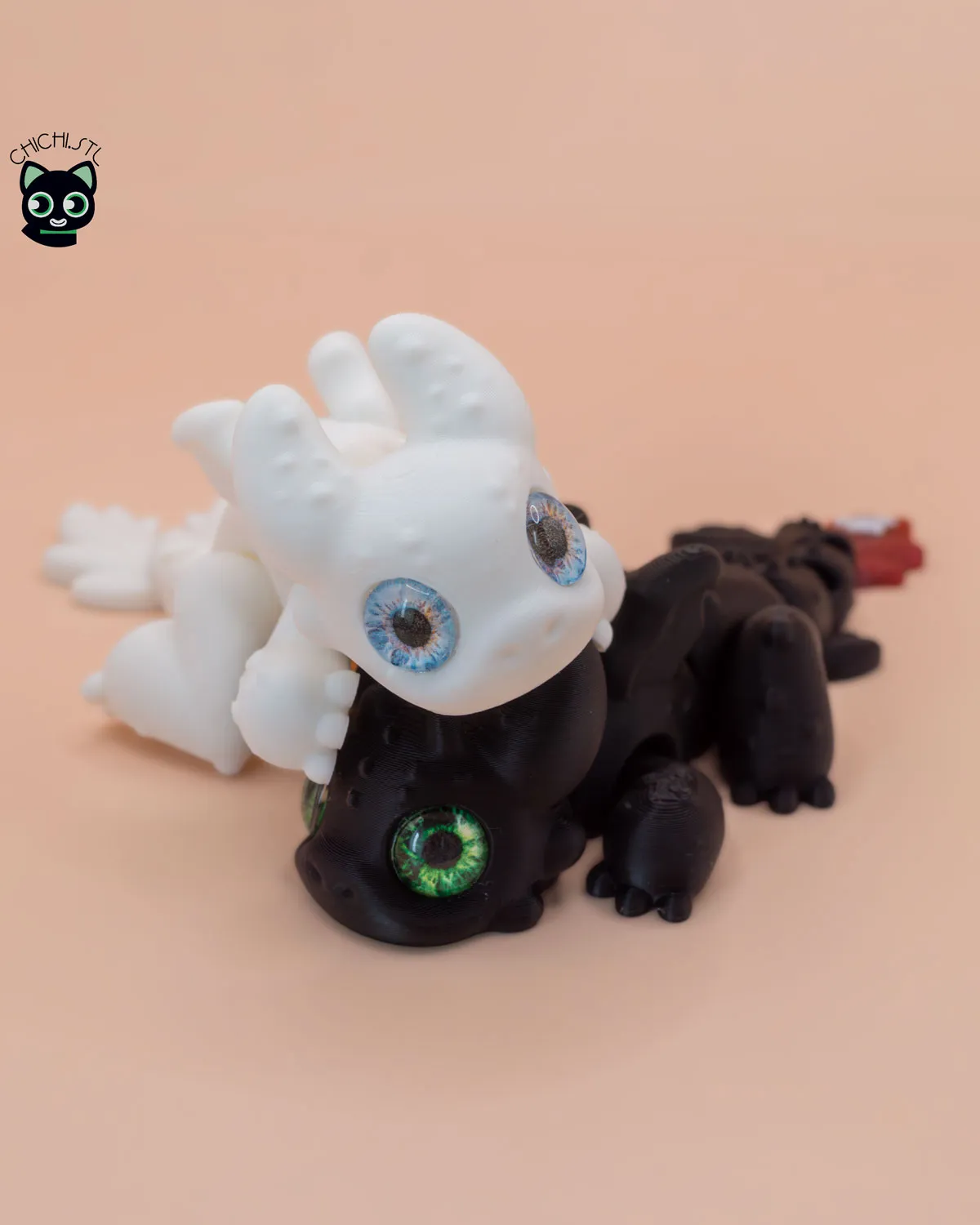 Toothless and Light Fury view 2