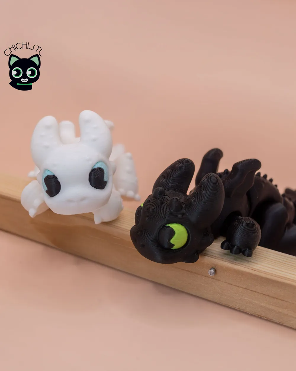 Dekorative Drache- und Stern-Ornamentfigur, weiß, Sammlerstück, Geschenk