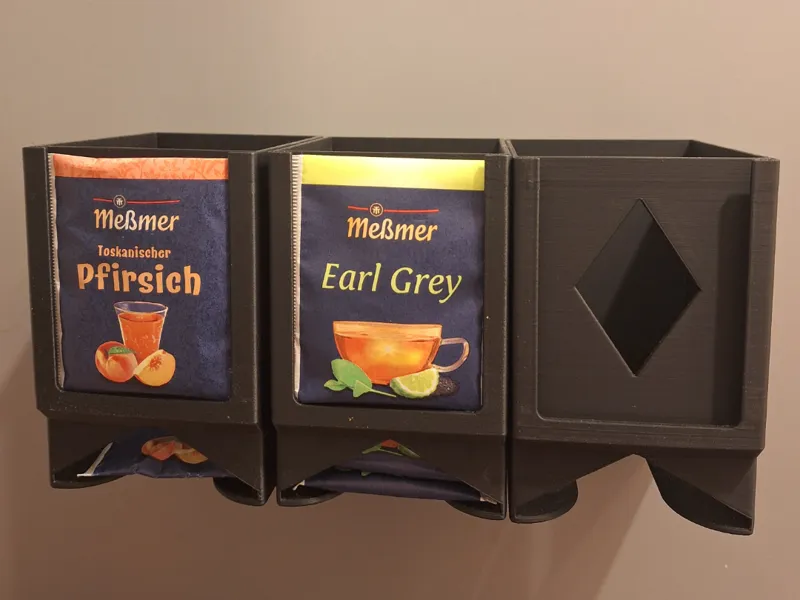 Teebeutelspender magnetisch