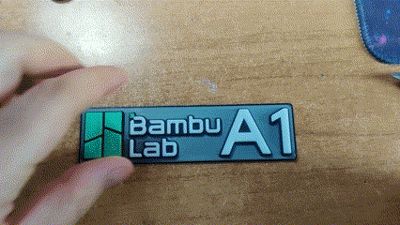 Nameplate for A1 