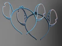 Serre-tête oreilles de Stitch — photo 1