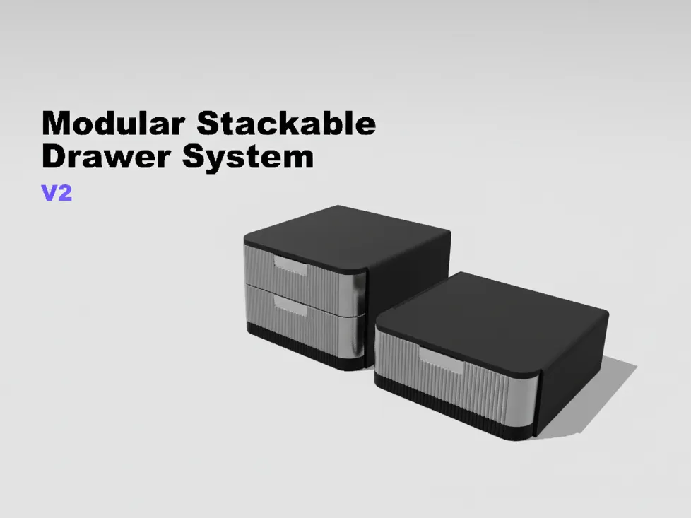 Modular Stackable Drawer System by kimaki MakerWorld: Download Free 3D ...