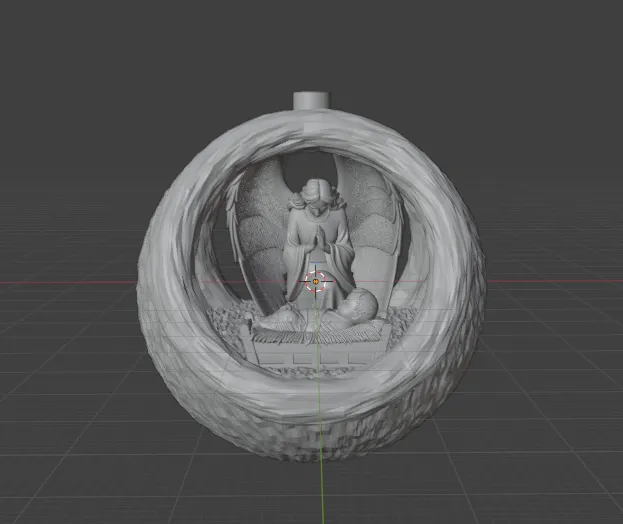 Angel Bauble - Free 3D Print Model - MakerWorld