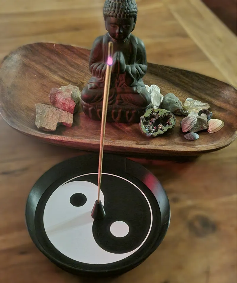 YinYang Räucherstäbchenhalter