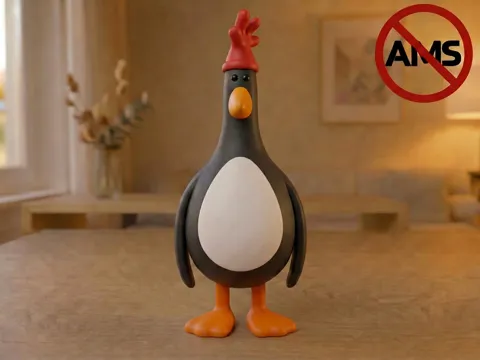 Accesorio para impresora 3D: Feathers McGraw – Figurine (AMS + No AMS Versions) — referencia de MakerWorld