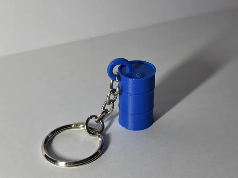 Barrel keychain