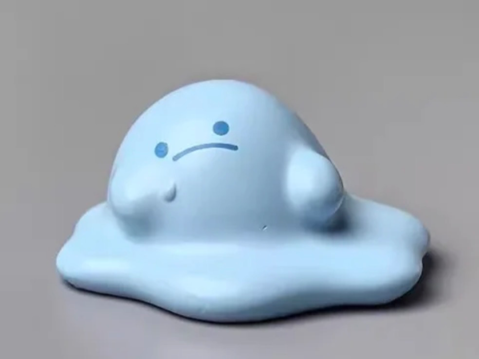情绪摆件系列——小幽灵（累瘫）