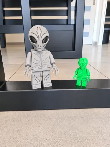 Accesorio para impresora 3D: Brick Man Alien Style — vista de referencia 3