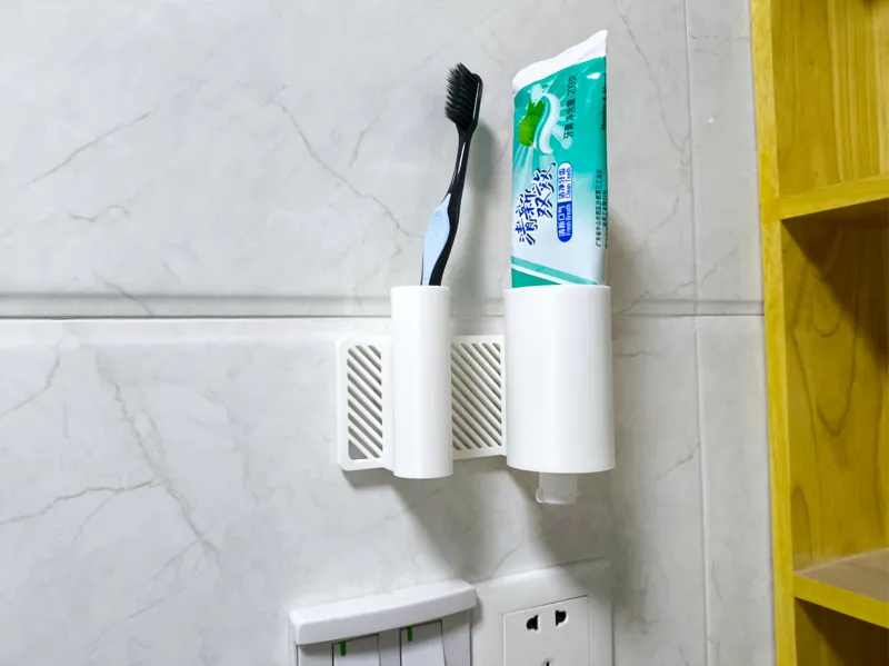 牙膏牙刷瓷砖墙面免打孔挂架