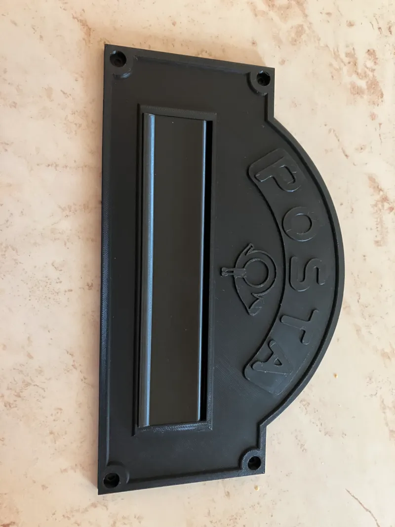 Post box with 180 mm Door