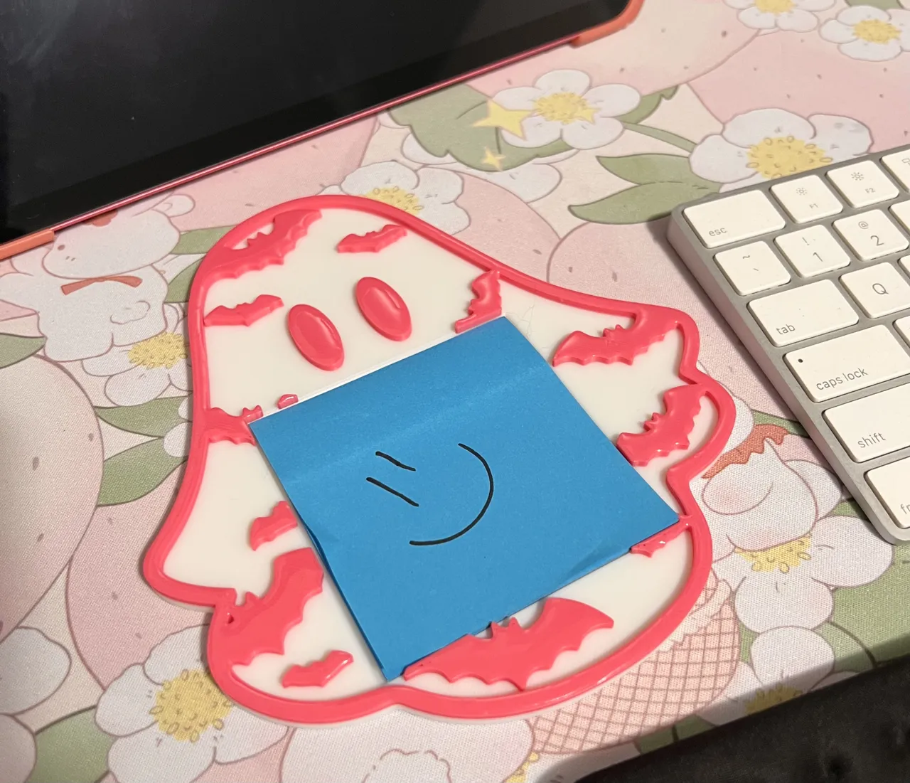 Spooky Cute Ghost Sticky Note Holder view 2