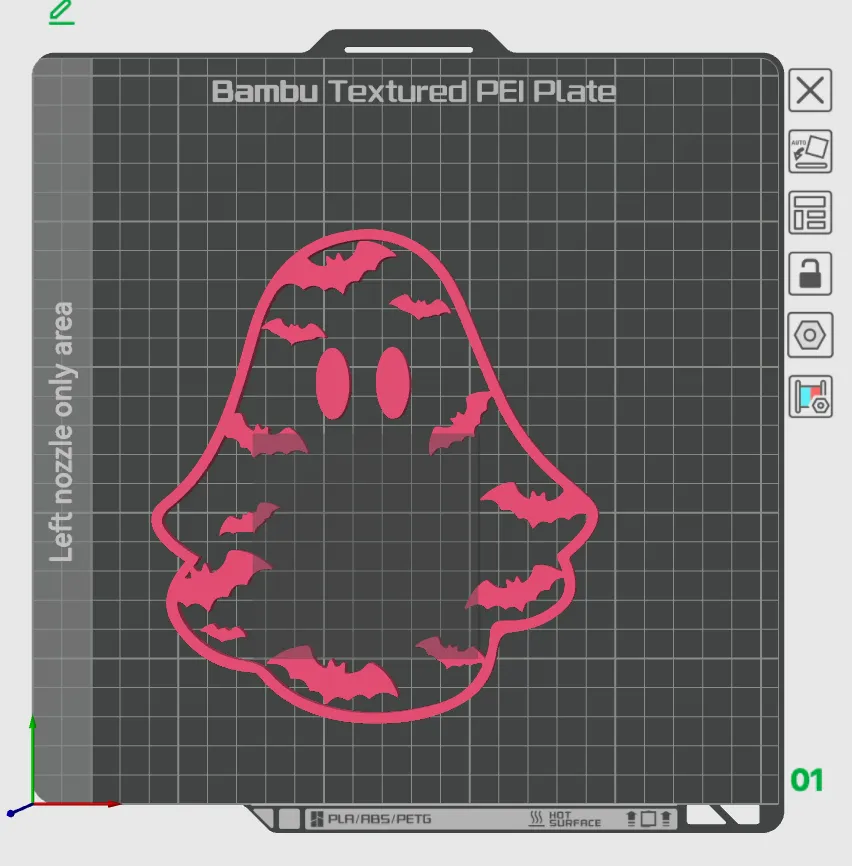 Spooky Cute Ghost Sticky Note Holder view 4