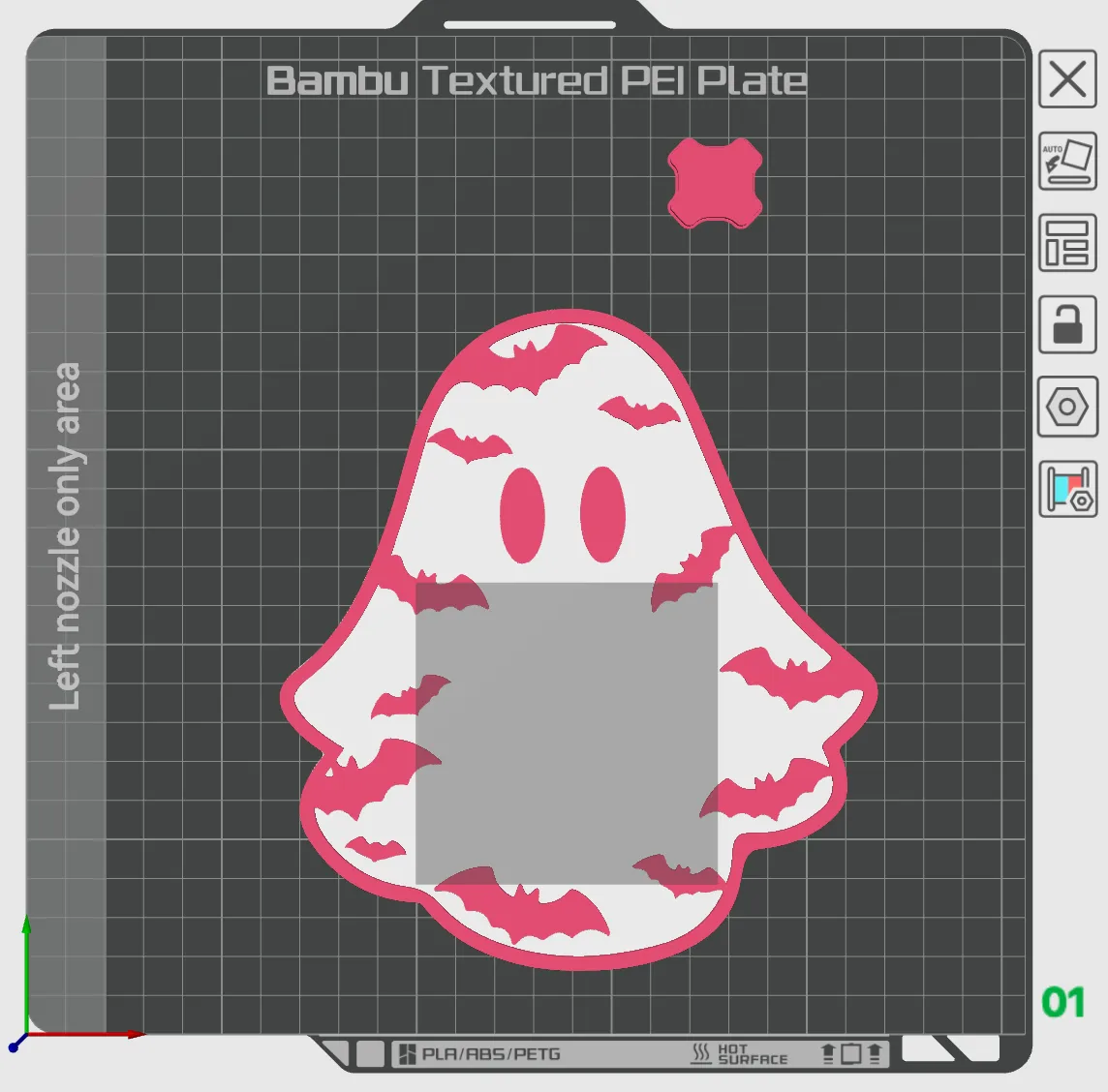 Spooky Cute Ghost Sticky Note Holder view 3